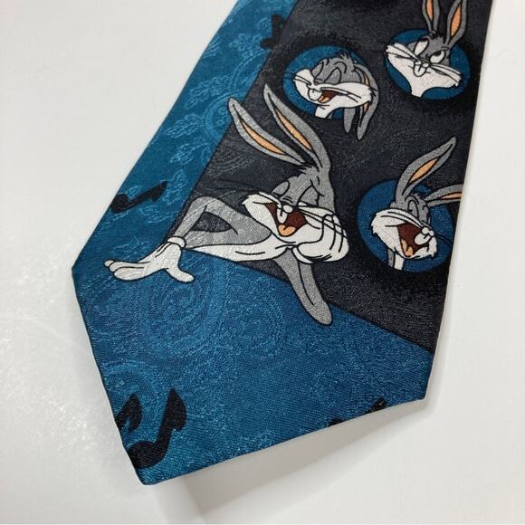 Looney Tunes Bugs Bunny Piano Necktie - Picture 3 of 5